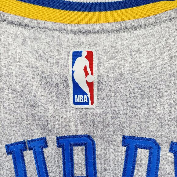 Adidas Golden State Warriors Stephen Curry 30 NBA Jersey Gray Multicolored Sz XL - Picture 4 of 9